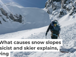 Backcountry skiing can be risky, particularly after heavy, wet snow. AscentXmedia/E+ via Getty Images